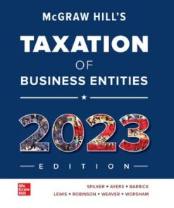 e book taxation of business entities 2023 edition 14th edition brian spilker