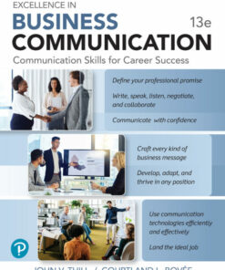 instructor manual for excellence in business communication 13th edition john thill