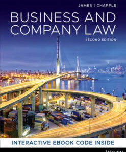 instructor manuals for business and company law 2nd edition nickolas james ellie chapple alex wong