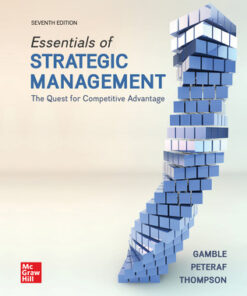 instructor manuals for essentials of strategic management the quest for competitive advantage 7th edition by john gamble and margaret peteraf