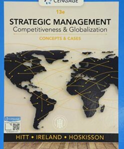 instructor manuals for strategic management concepts and cases competitiveness and globalization 13th edition michael a. hitt