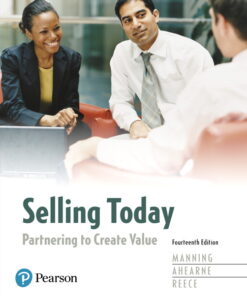 instructors resource for selling today partnering to create value 14th edition gerald l manning