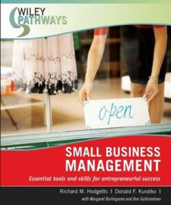 instructors resource manual for wiley pathways small business management richard m. hodgetts