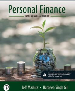 personal finance fifth canadian edition 5th edition by jeffry d. madura