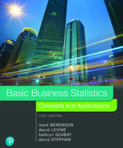 solution manual for basic business statistics 14th edition mark l. berenson