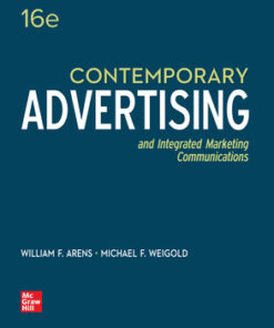 solution manual for contemporary advertising 16th edition by william arens