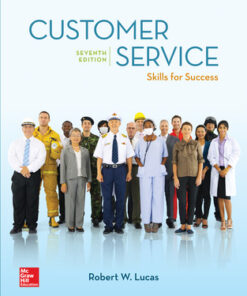 solution manual for customer service skills for success 7th edition by robert lucas