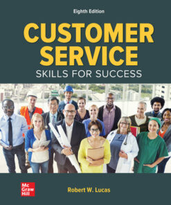 solution manual for customer service skills for success 8th edition by robert lucas