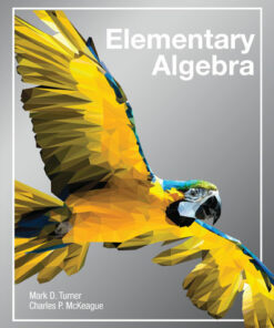 solution manual for elementary algebra mark turner charles p. mckeague