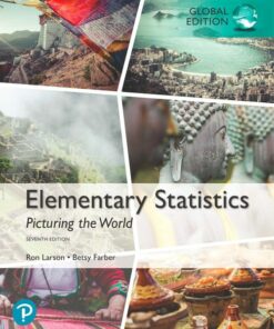 solution manual for elementary statistics picturing the world 7th edition larson ron