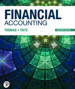 solution manual for financial accounting 13th edition william thomas