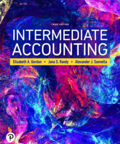 solution manual for intermediate accounting 3rd edition elizabeth a. gordon