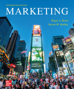 solution manual for marketing 16th edition by roger kerin