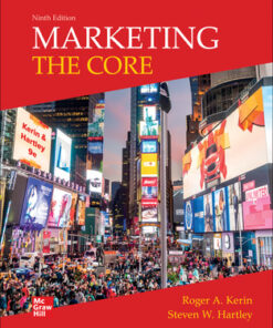 solution manual for marketing the core 9th edition by roger kerin