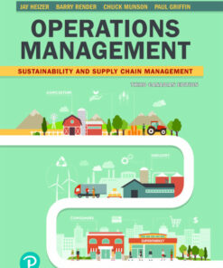 solution manual for operations management sustainability and supply chain management third canadian edition jay heizer