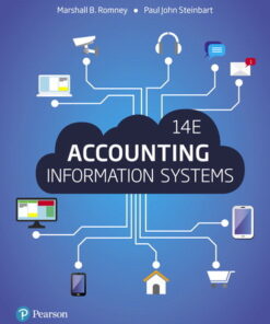 solution manuals for accounting information systems 14e marshall b romney