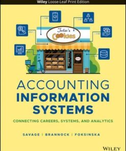 solution manuals for accounting information systems connecting careers systems and analytics 1st edition