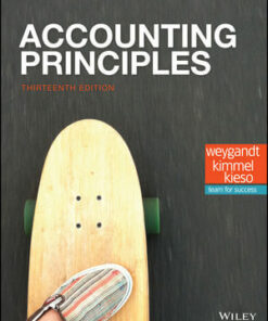 solution manuals for accounting principles 13th editionjerry j. weygandt