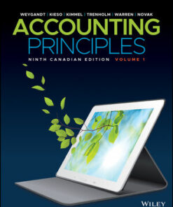 solution manuals for accounting principles volume 1 9th canadian edition by jerry j. weygandt