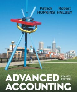 solution manuals for advanced accounting 4e by hopkins halsey