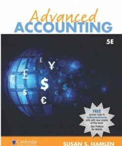 solution manuals for advanced accounting 5e by hamlen