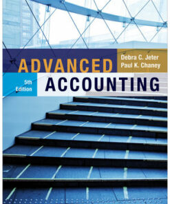 solution manuals for advanced accounting 5th edition debra c. jeter