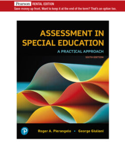 solution manuals for assessment in special education a practical approach 6th edition roger a. pierangelo