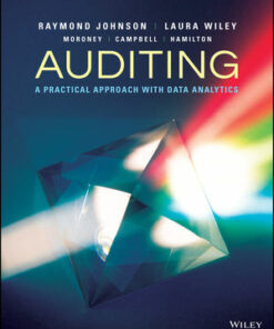 solution manuals for auditing a practical approach with data analytics raymond n. johnson