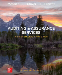 solution manuals for auditing assurance services a systematic approach 11th edition by william messier