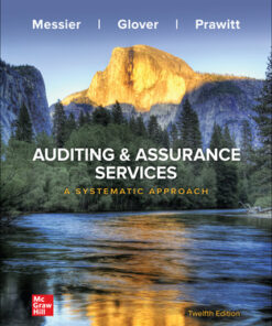 solution manuals for auditing assurance services a systematic approach 12e william messier