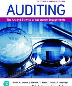 solution manuals for auditing the art and science of assurance engagements fifteenth canadian edition 15th edition alvin arens