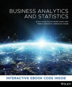 solution manuals for business analytics and statistics 1st edition ken black