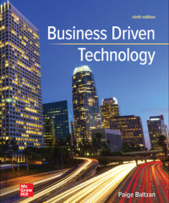 solution manuals for business driven technology 9e by paige baltzan