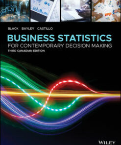 solution manuals for business statistics for contemporary decision making 3rd canadian edition ken black