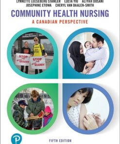 solution manuals for community health nursing a canadian perspective 5th editionlynnette leeseberg stamler