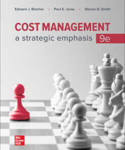 solution manuals for cost management a strategic emphasis 9th edition by edward blocher