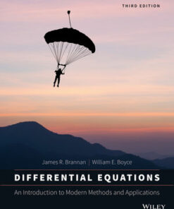 solution manuals for differential equations an introduction to modern methods and applications 3rd edition james r. brannan