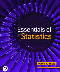 solution manuals for essentials of statistics 7th edition mario f. triola