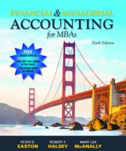 solution manuals for financial accounting for mbas 6th edition by peter d. easton