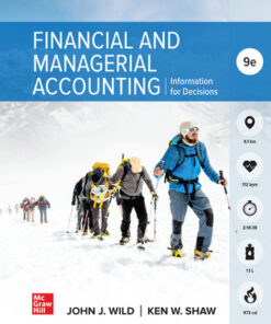 solution manuals for financial and managerial accounting 9e john j. wild