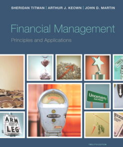 solution manuals for financial management principles and applications 12e sheridan j. titman