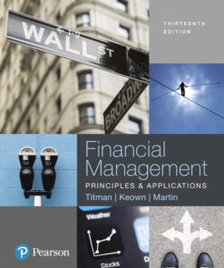 solution manuals for financial management principles and applications 13e sheridan j. titman