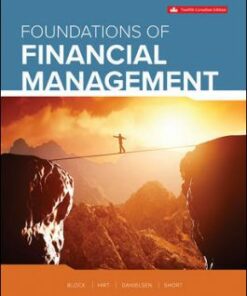 solution manuals for for foundations of financial management 12th canadian edition foundations of financial management 12th edition