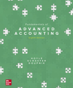 solution manuals for fundamentals of advanced accounting 8e by joe ben hoyle