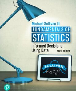 solution manuals for fundamentals of statistics 6th edition michael sullivan