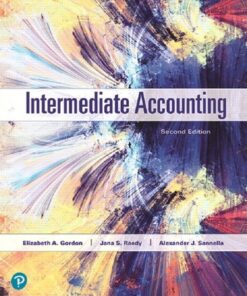 solution manuals for intermediate accounting 2nd edition elizabeth a. gordon