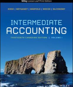 solution manuals for intermediate accounting volume 1 13th canadian edition donald e. kieso