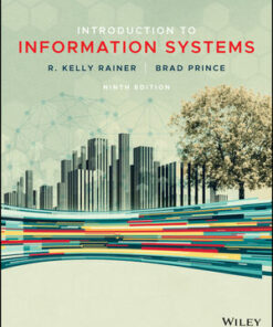 solution manuals for introduction to information systems 9th edition r. kelly rainer