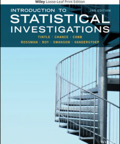 solution manuals for introduction to statistical investigations 2nd edition nathan tintle copy