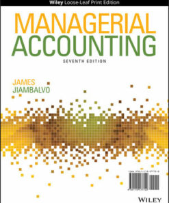 solution manuals for managerial accounting 7th edition james jiambalvo